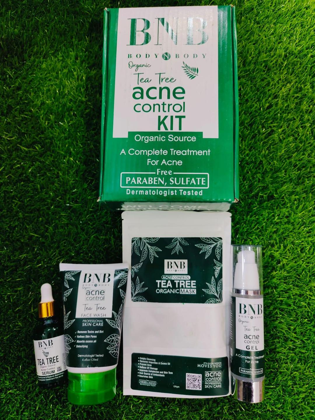 Ultimate Acne Control Facial Kit: Hydrating Serum, Gel, Wash & Mask