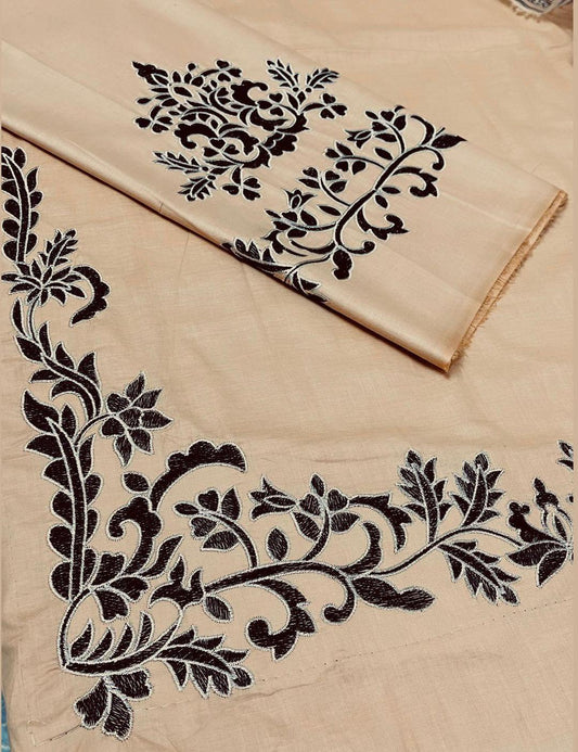 2 Pcs Women's Unstitched Digital Print Suit